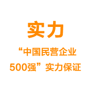 實(shí)力——“中國民營(yíng)企業(yè)500強(qiáng)”實(shí)力保證